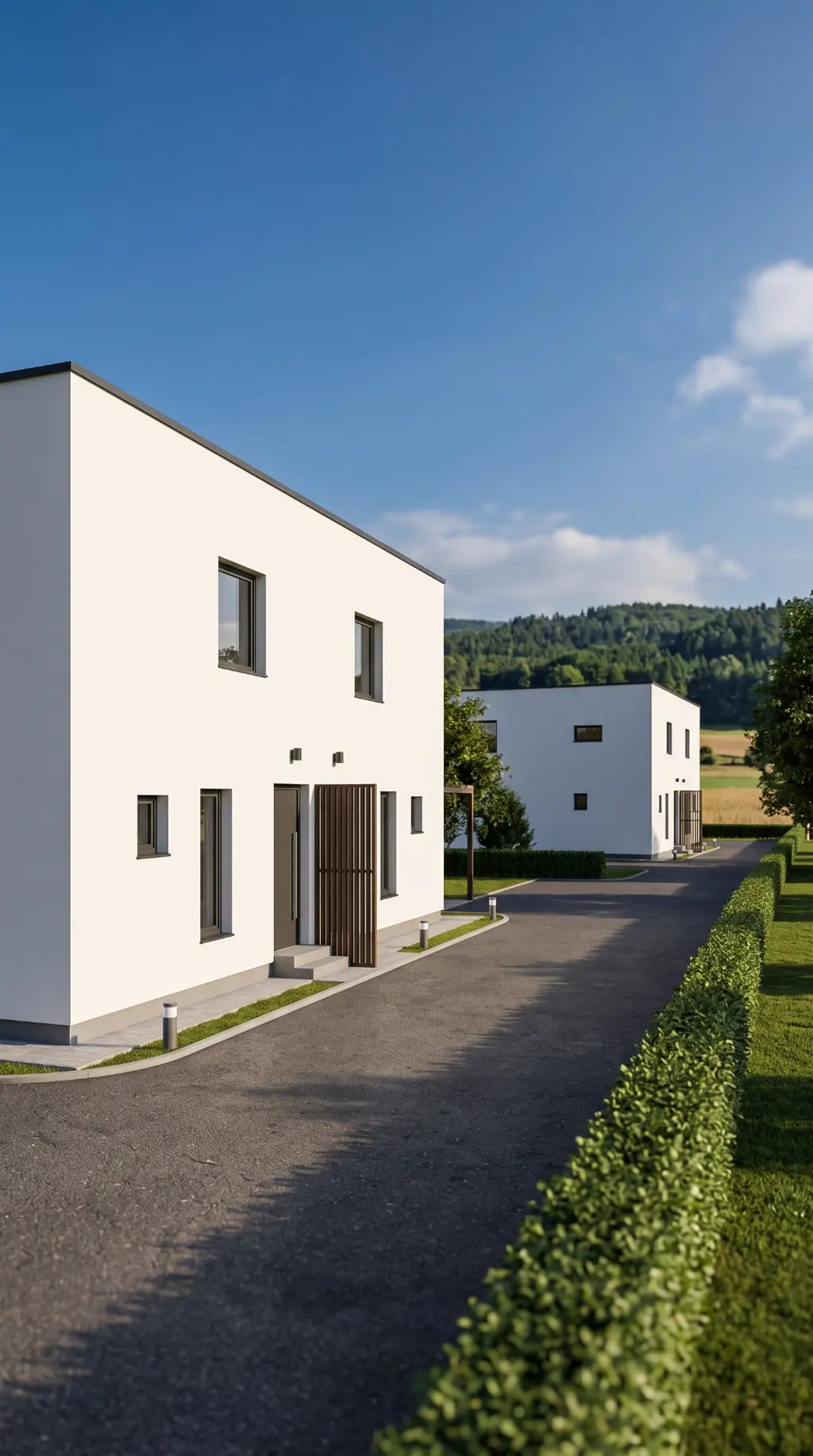 Vizualizácia — exteriér, pohľad z ulice